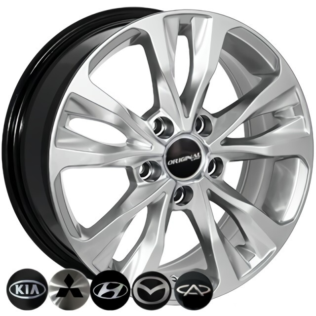 Литі диски Replica Hyundai (BK5212) R16 W6.5 PCD5x114.3 ET40 DIA67.1 (HS)