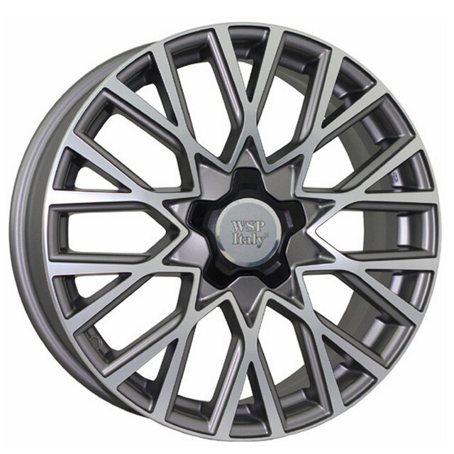 Литі диски WSP Italy Fiat (W168) Gran Sasso R18 W7 PCD5x110 ET40 DIA65.1 (matt gun metal polished)