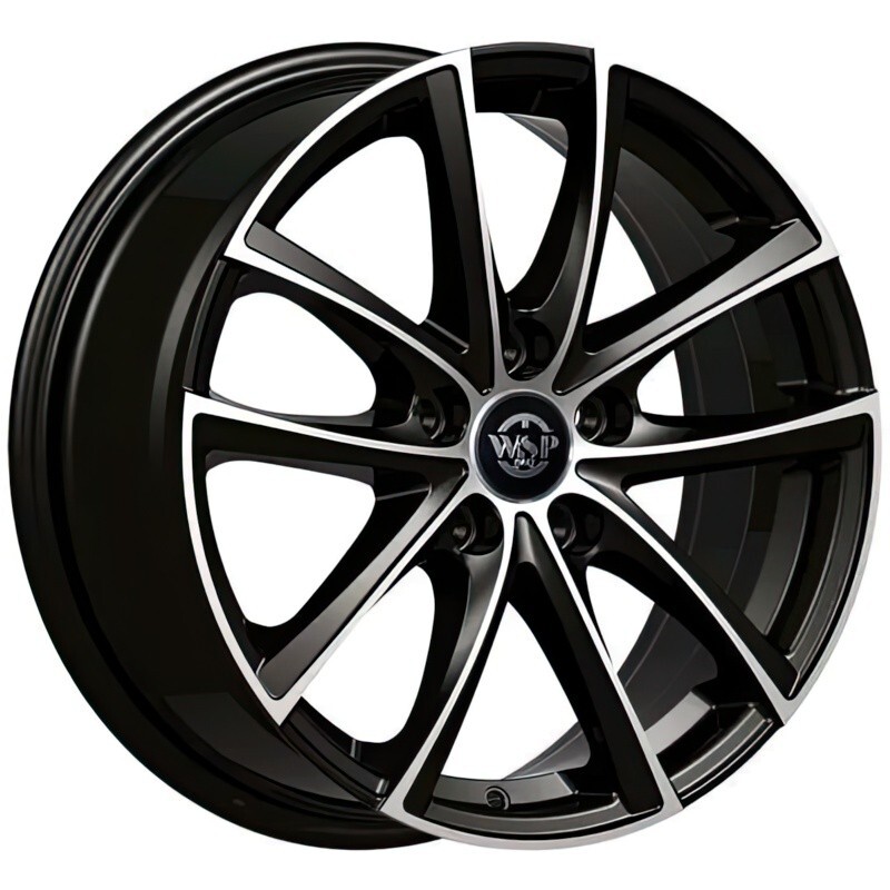 Литі диски WSP Italy Hyundai (WD001) Praslin R17 W7 PCD5x114.3 ET47 DIA67.1 (gloss black polished)-зображення-1