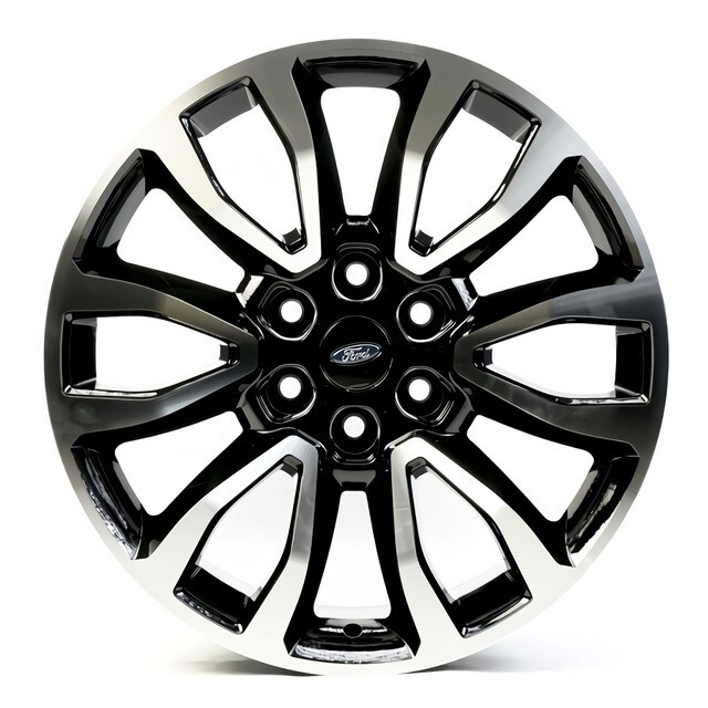 Литі диски Replica Ford (FD1224) R20 W9 PCD6x135 ET30 DIA87.1 (gloss black machined face)-зображення-1