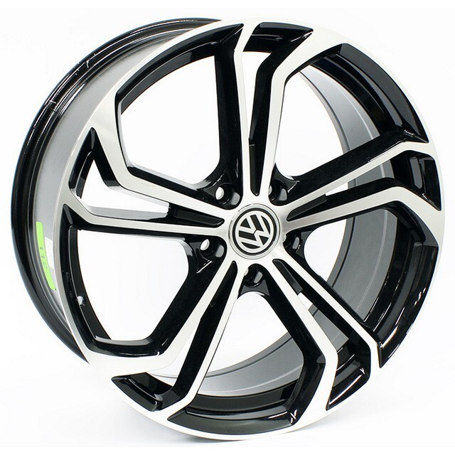 Литі диски Replica Volkswagen (VV5457) R19 W8 PCD5x112 ET45 DIA57.1 (BK)-зображення-2