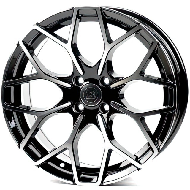 Литі диски Replica Smart (SM1449) R17 W7.5 PCD4x100 ET25 DIA60.1 (gloss black machined face)-зображення-2