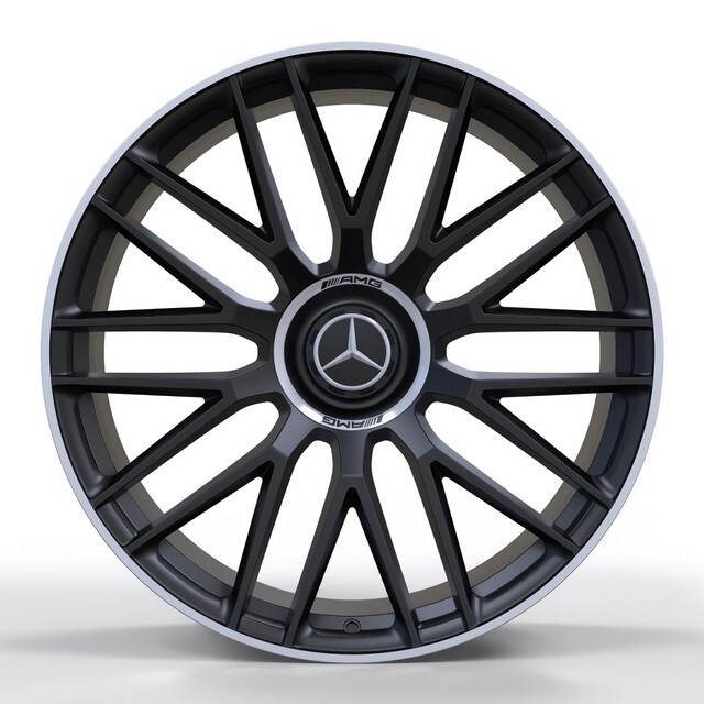 Литі диски Replica Mercedes (MR2110281) R20 W9.5 PCD5x112 ET41 DIA66.6 (satin black lip polished)