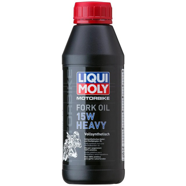 Олива Liqui Moly для мотоамортизаторів та вилок MOTORBIKE FORK OIL 15W HEAVY (0,5л.)-зображення-1