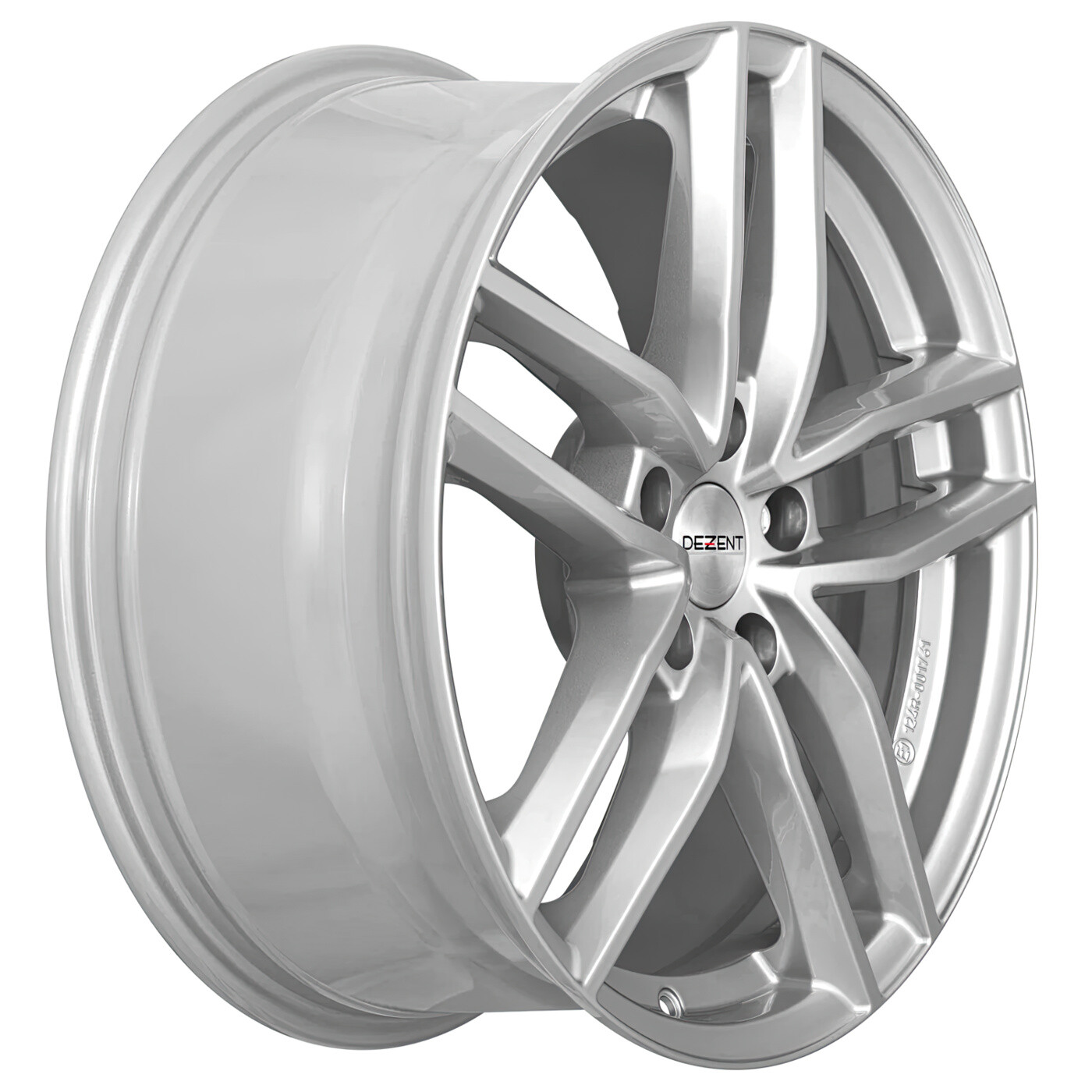 Литі диски Dezent TR R17 W7.5 PCD5x108 ET48 DIA70.1 (silver)-зображення-9