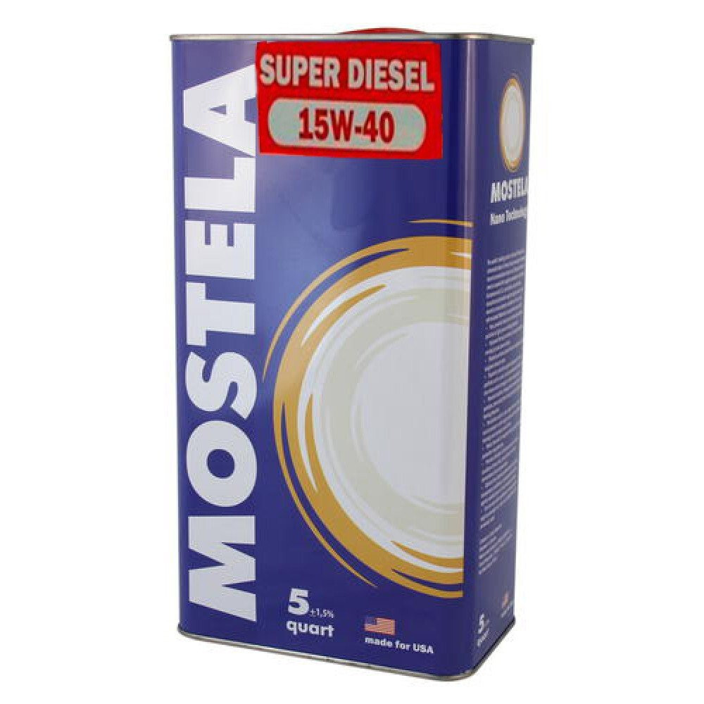 Моторне масло Mostela Super Diesel SG/CF-4 A3/B4 15W-40 (5л.)-зображення-1