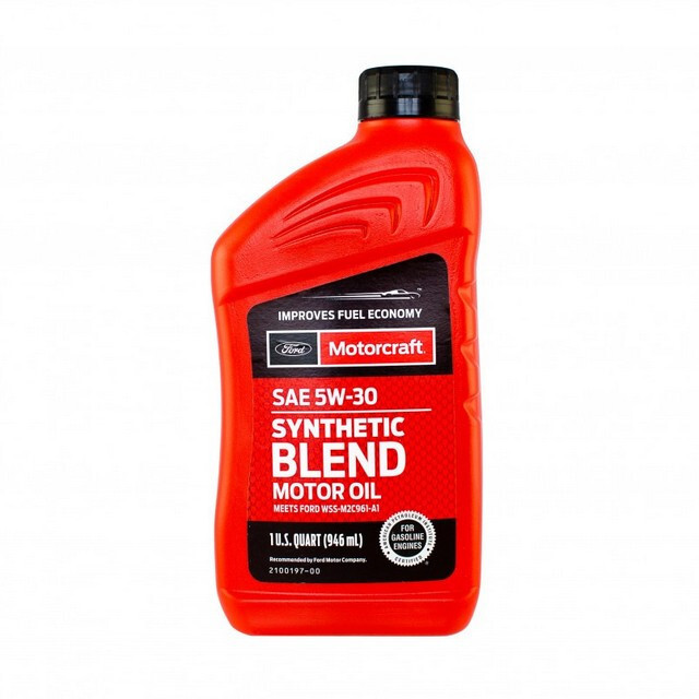 Моторна олива Ford Motorcraft Synthetic Blend 5W-30 SP GF-6 1qt (946мл.)-зображення-1