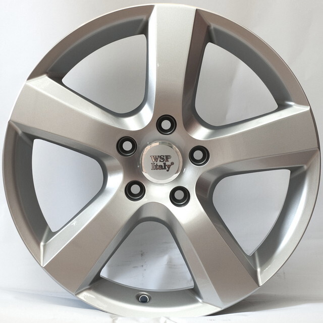 Литі диски WSP Italy Volkswagen (W451) Dhaka R18 W8 PCD5x112 ET30 DIA57.1 (silver)-зображення-1