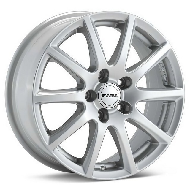 Литі диски Rial Milano R16 W6.5 PCD5x114.3 ET38 DIA70.1 (silver)-зображення-1