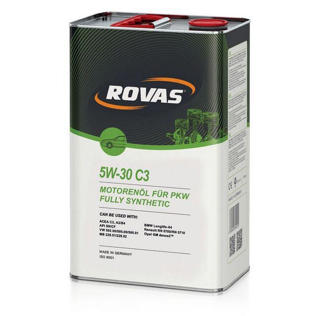 Моторне масло Rovas 5W-30 C3 (1л.)