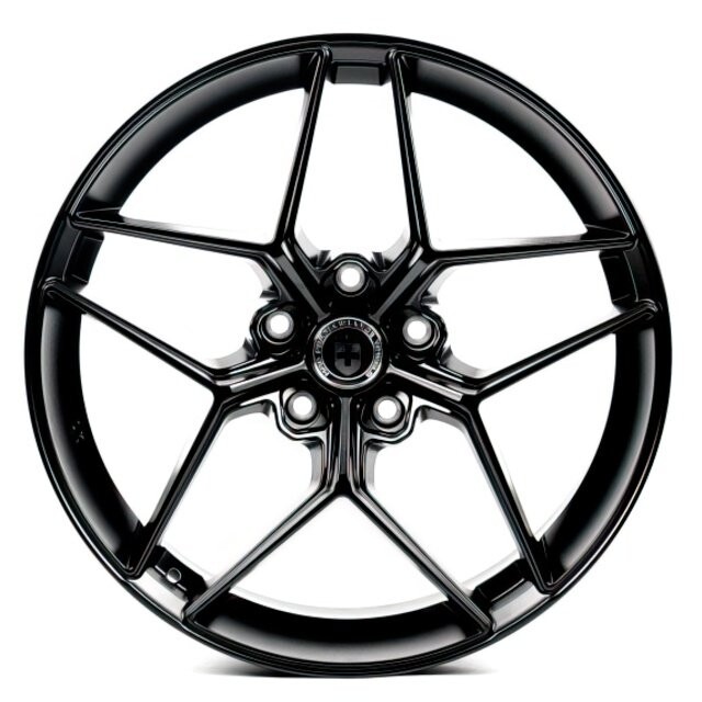 Литі диски Flow Forming FF122 R18 W8 PCD5x112 ET35 DIA66.6 (satin black)-зображення-1