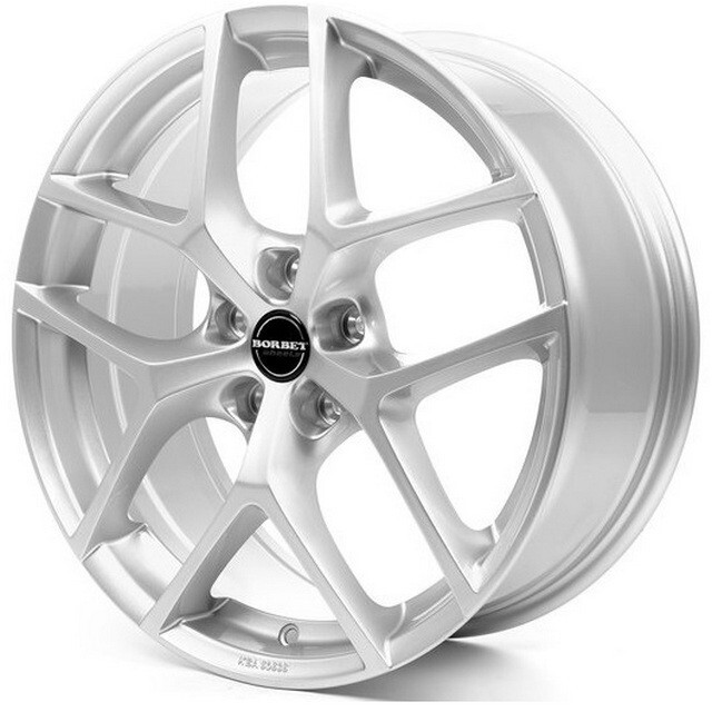 Литі диски Borbet Y R16 W7 PCD5x108 ET45 DIA72.5 (crystal silver)-зображення-1