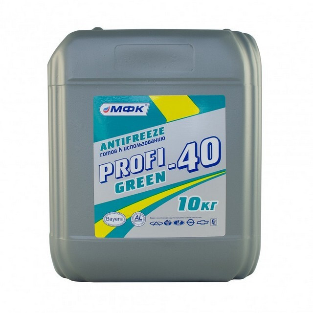 Антифриз PROFI-40 Green (-30°С ), (9,3 кг.)-зображення-1