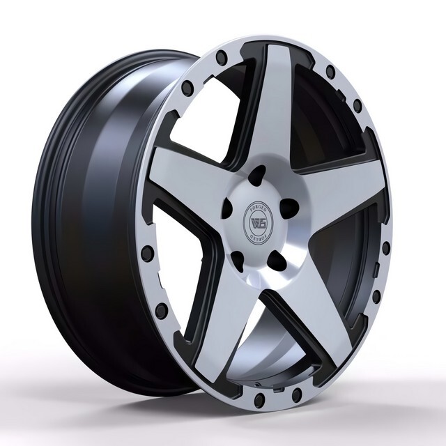 Литі диски WS Forged WS1286 R20 W8 PCD5x139.7 ET19.1 DIA77.8 (satin black machined face)-зображення-1