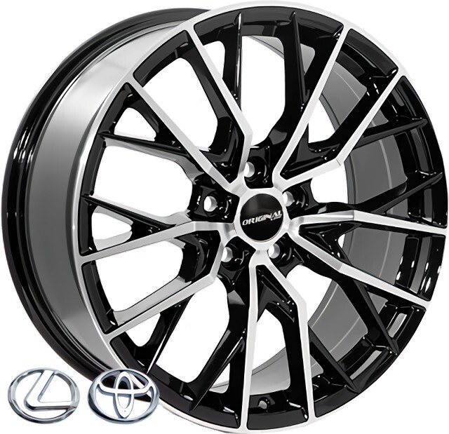 Литі диски Replica Lexus (BK5137) R19 W8 PCD5x114.3 ET35 DIA60.1 (BP)-зображення-1