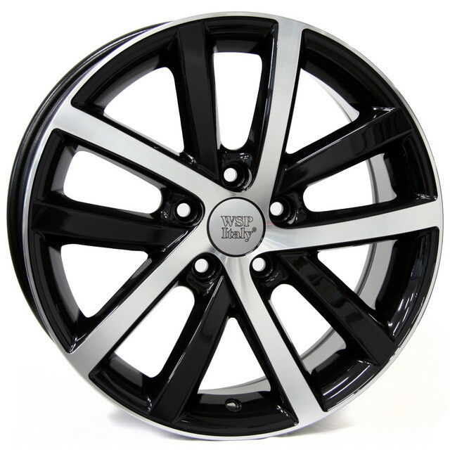 Литі диски WSP Italy Volkswagen (W460) Rheia R16 W6.5 PCD5x112 ET54 DIA57.1 (dull black polished)