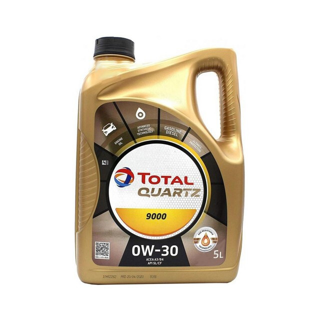 Індустріальна олива TOTAL QUARTZ 9000 0W-30, (5л.)-зображення-1