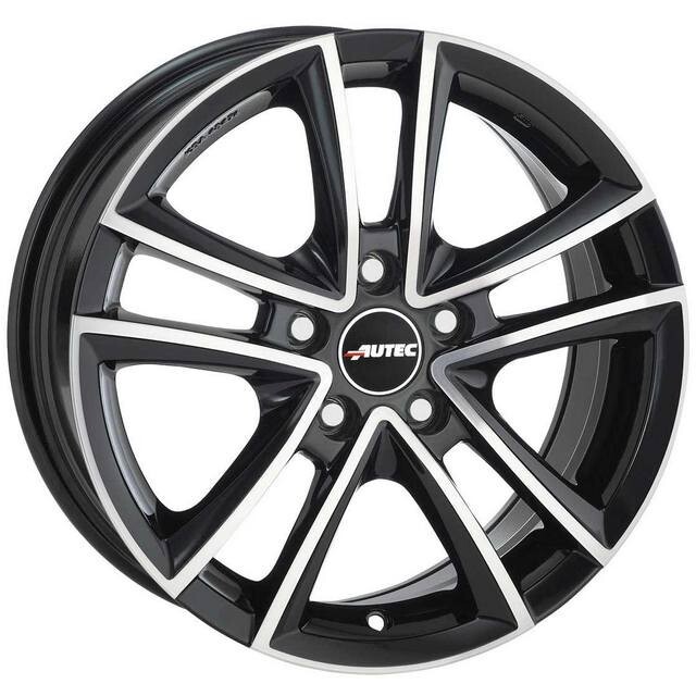 Литі диски Autec Yukon R18 W8 PCD5x112 ET35 DIA70.1 (black polished)-зображення-1