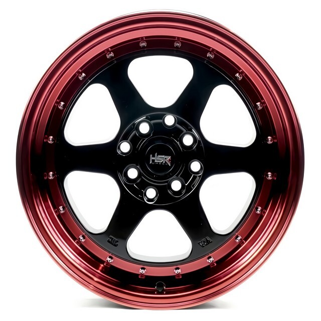 Литі диски Cast Wheels CW770 R16 W7.5 PCD8x100 ET35 DIA73.1 (black machined lip)-зображення-1