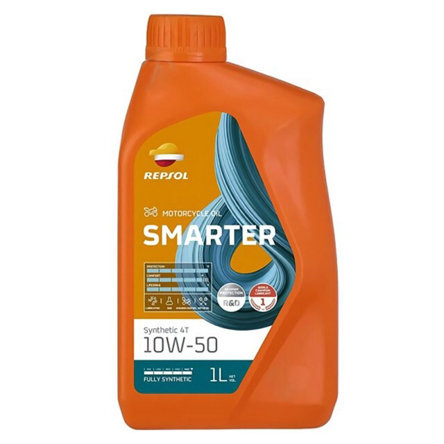 Моторна олива Repsol SMARTER SYNTHETIC 4T 10W-50 (1л.)-зображення-1