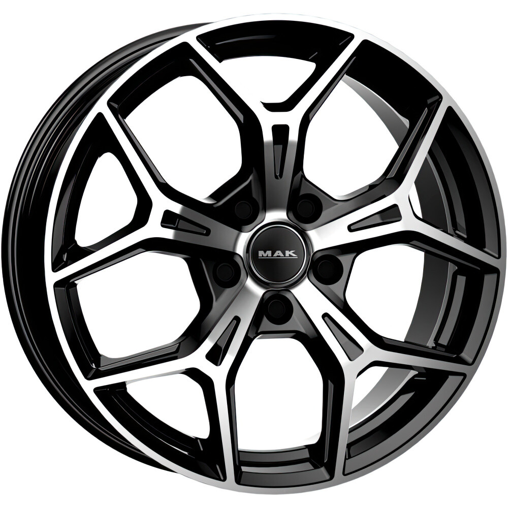 Литі диски Mak Epica R18 W7.5 PCD5x114.3 ET51 DIA67.1 (black mirror)-зображення-1