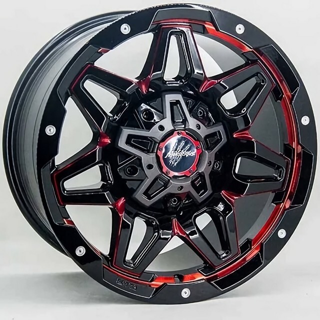 Литі диски GT 1095 R18 W9 PCD6x114.3 ET0 DIA78.1 (BM Red)-зображення-1