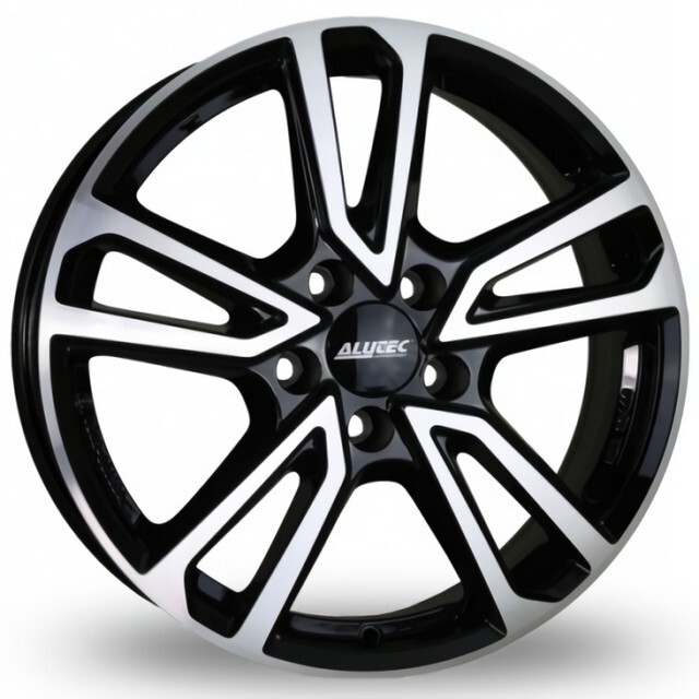 Литі диски Alutec Tormenta R17 W7 PCD5x114.3 ET48.5 DIA67.1 (diamond black front polished)-зображення-1