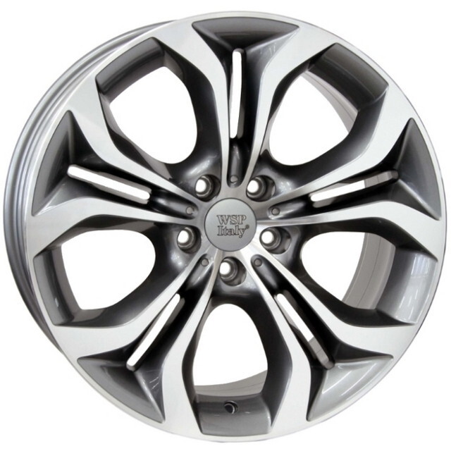 Литі диски WSP Italy BMW (W674) Aura R18 W8 PCD5x120 ET43 DIA72.6 (anthracite polished)