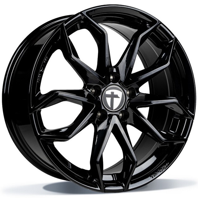 Литі диски Tomason TN22 R18 W8 PCD5x108 ET45 DIA72.6 (gloss black)-зображення-1