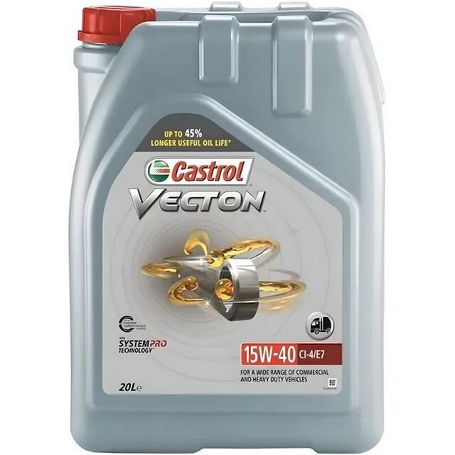 Моторна олія CASTROL Vecton 15W40 CI-4/E7 (20л.)-зображення-1