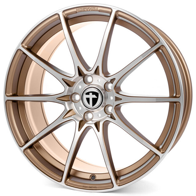 Литі диски Tomason TN25 R19 W8.5 PCD5x120 ET35 DIA72.6 (matt bronze polished)