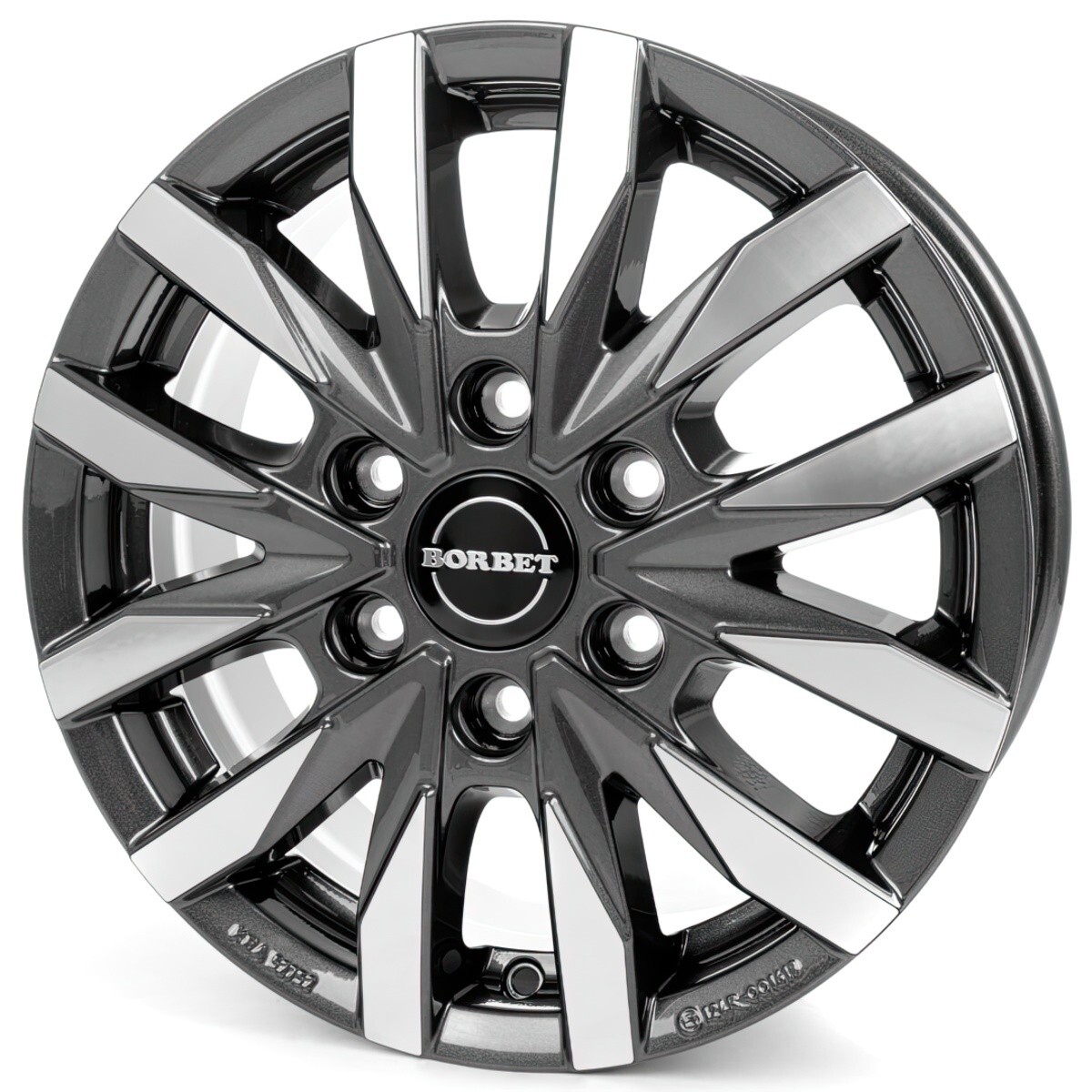 Литі диски Borbet CW6 R16 W6.5 PCD6x130 ET54 DIA84.1 (mistral anthracite glossy)