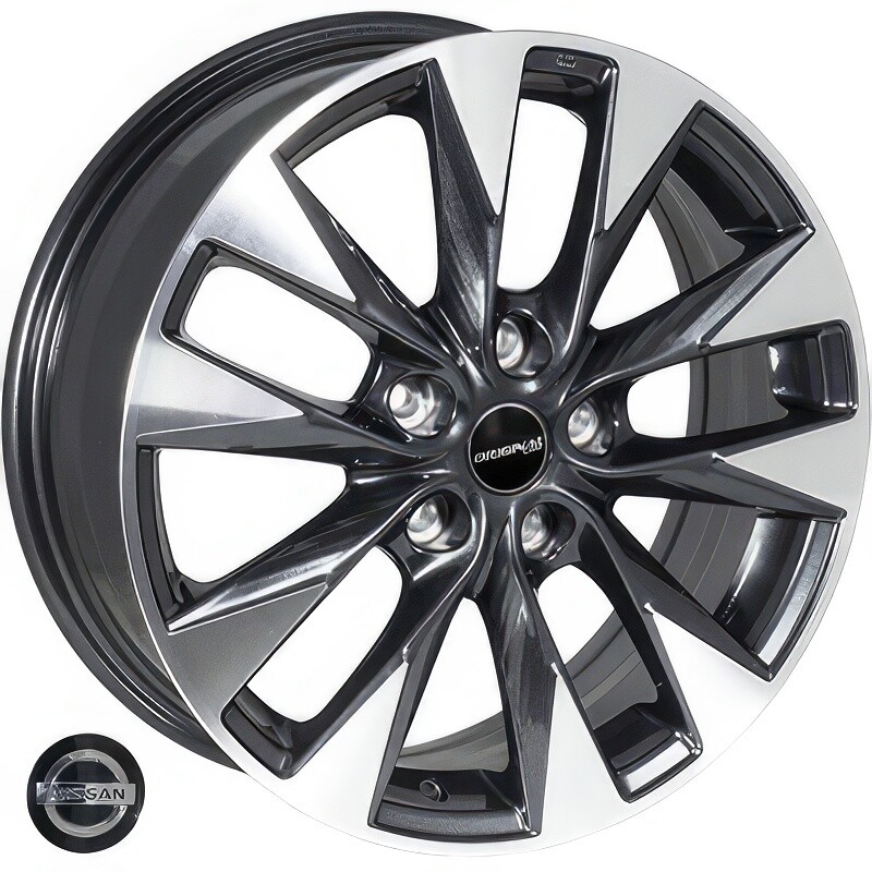 Литі диски Replica Nissan (HP591) R17 W6.5 PCD5x114.3 ET45 DIA66.1 (MG)