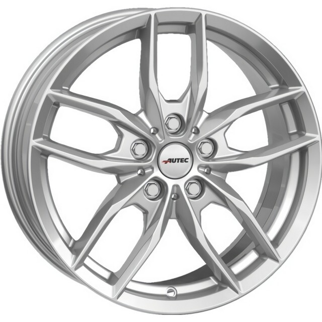 Литі диски Autec Bavaris R18 W7.5 PCD5x112 ET51 DIA66.6 (brilliant silver)-зображення-1