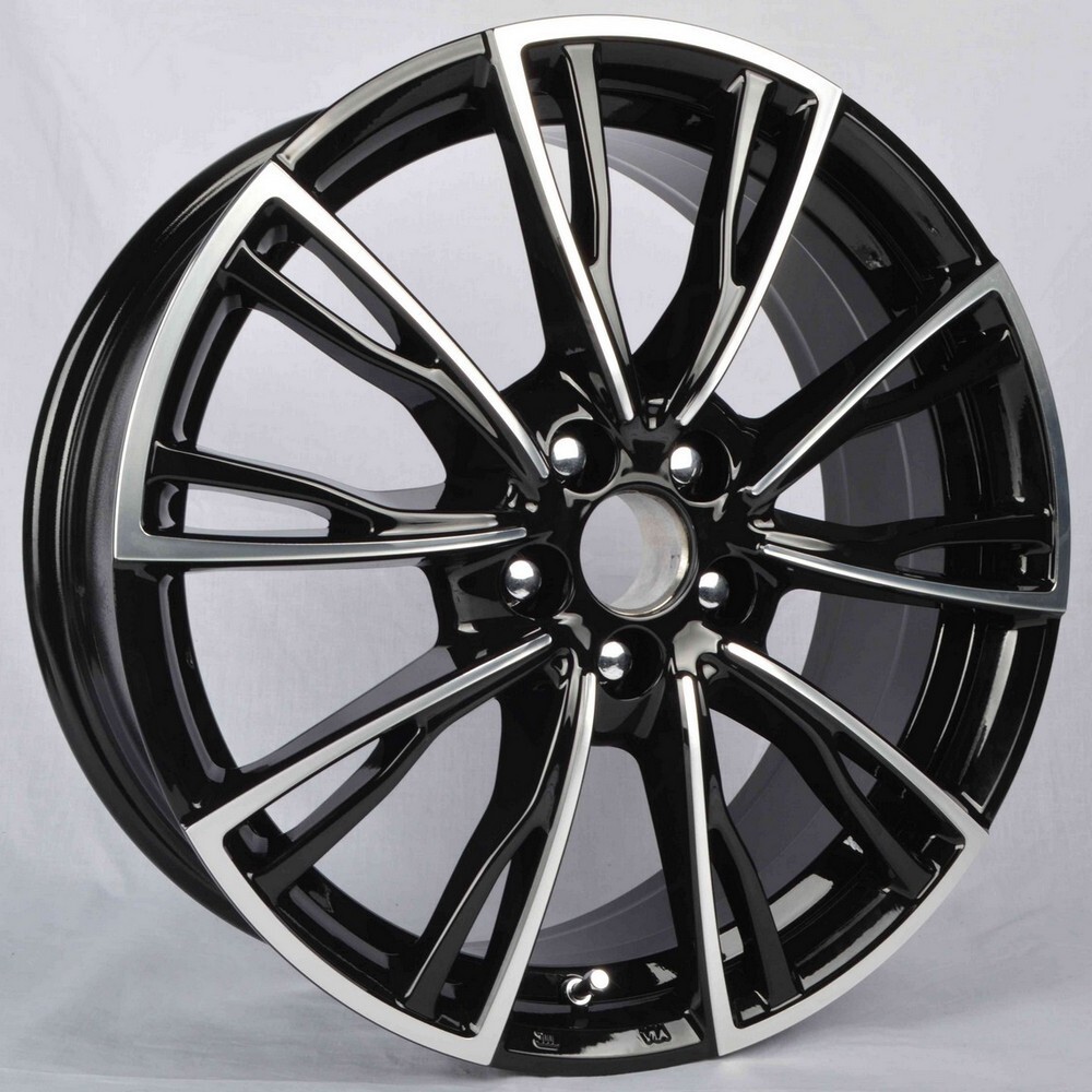 Литі диски WSP Italy Audi (WD006) Lugano R17 W7.5 PCD5x112 ET38 DIA66.6 (gloss black polished)-зображення-1