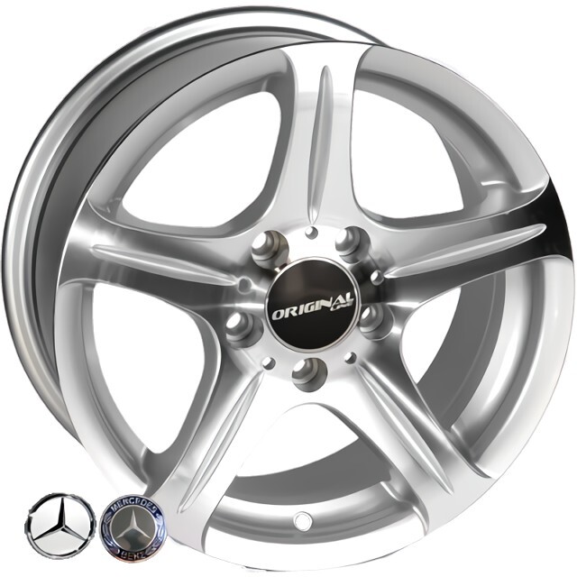 Литі диски Replica Mercedes (145) R15 W7 PCD5x112 ET35 DIA66.6 (SP)