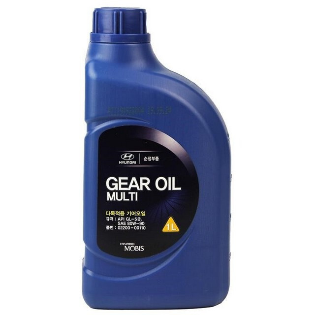 Трансмісійна олія Mobis Hyundai/Kia Gear Oil Multi 80W-90 GL-5 02200-00110 (1л.)-зображення-1