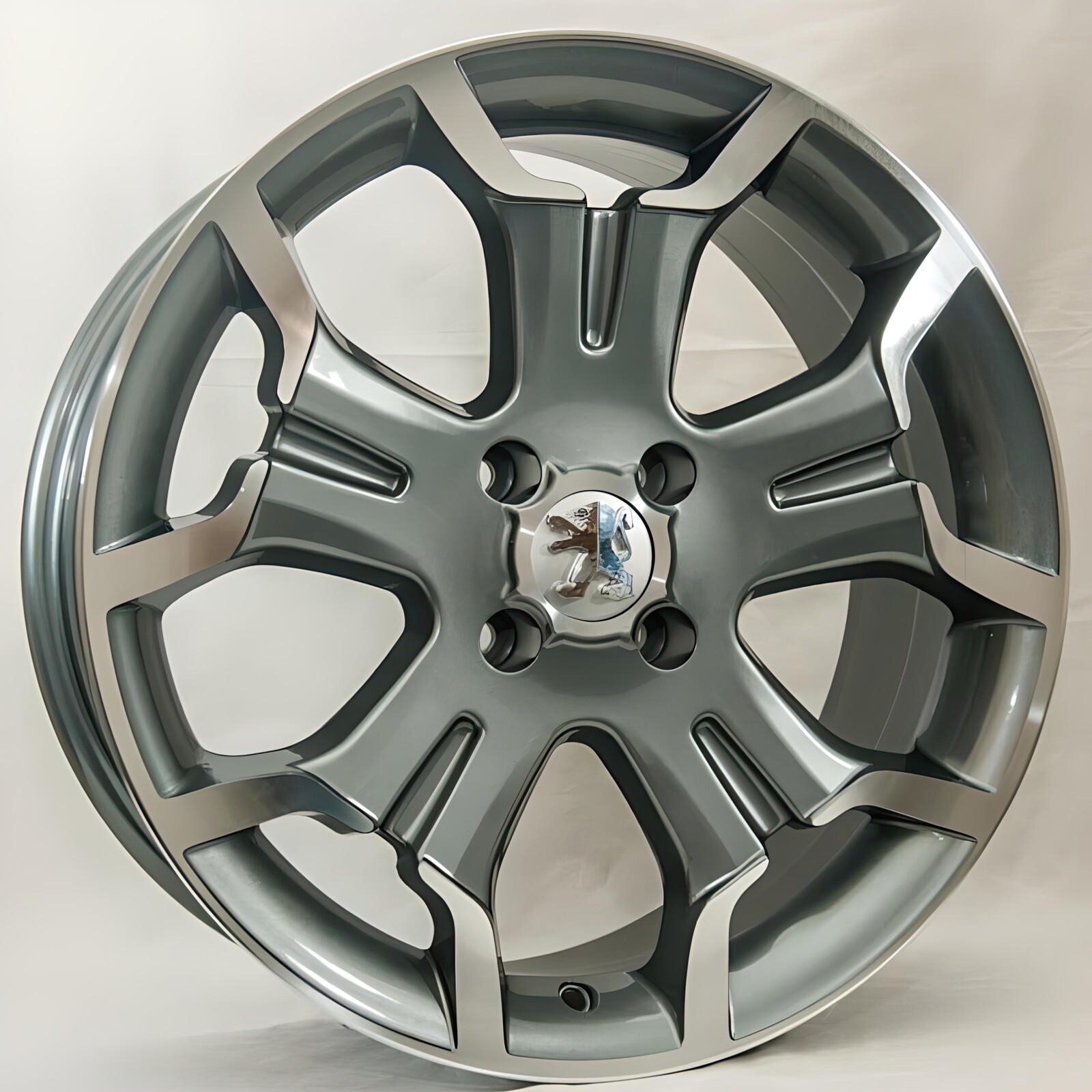 Литі диски Replica Peugeot (GT-ZY730) R17 W7 PCD4x108 ET25 DIA65.1 (MS)-зображення-1