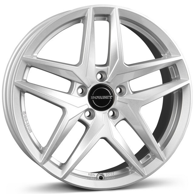 Литі диски Borbet Z R17 W7.5 PCD5x112 ET36 DIA66.5 (crystal silver)-зображення-1