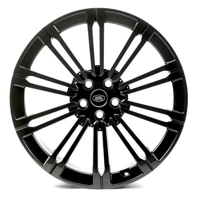 Литі диски Replica Land Rover (LR2) R22 W9.5 PCD5x120 ET42.5 DIA72.6 (gloss black)-зображення-1