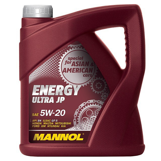 Моторне масло Mannol Energy ULTRA JP SN GF-5 SAE 5W-20 (4л.)