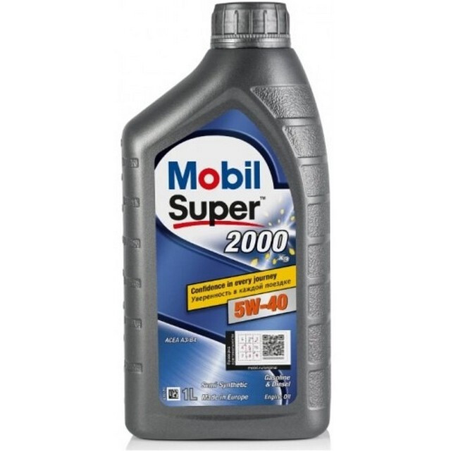 Моторна олія Mobil Super 2000 X3 5W-40 (1л.)