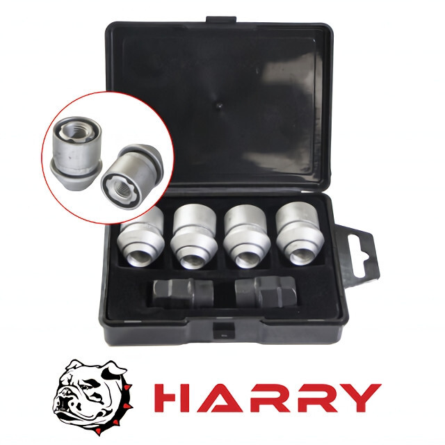 Комплект гайок (секретки) Harry Конус (M12x1.5x34.5 NEX 19/21) Dacromet-зображення-1