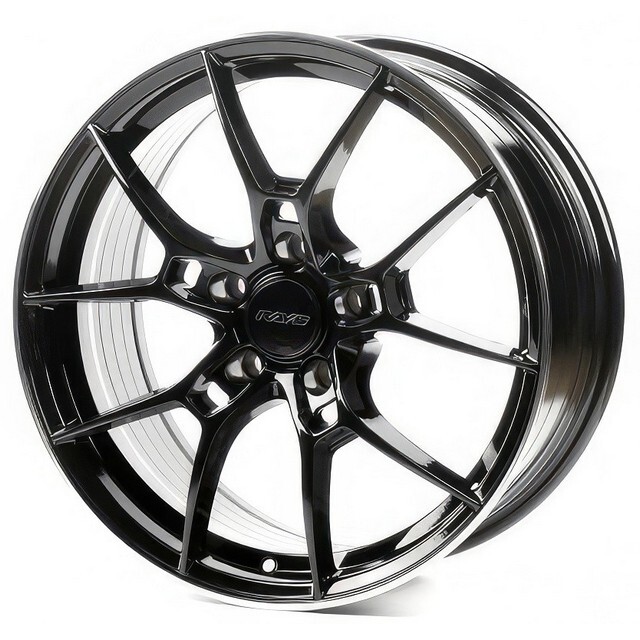 Литі диски Flow Forming FF103 R17 W7.5 PCD5x108 ET38 DIA63.4 (gloss black lip polished)-зображення-1