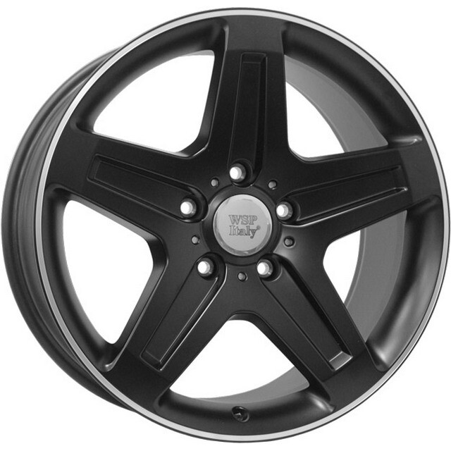 Литі диски WSP Italy Mercedes (W779) Nagano R19 W9.5 PCD5x130 ET50 DIA84.1 (dull black lip polished)