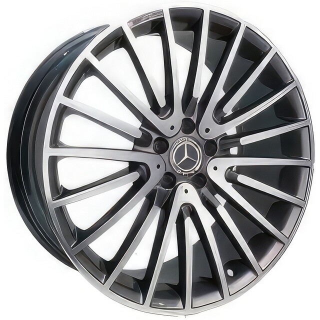 Литі диски Replica Mercedes (MR5046) R20 W9.5 PCD5x112 ET38 DIA66.6 (matt black lip polished)