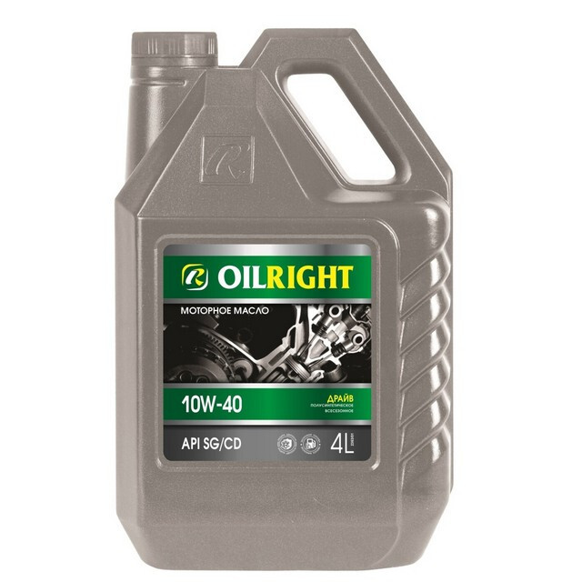 Моторне масло Oil Right SG/CD 10W-40 (4л.)