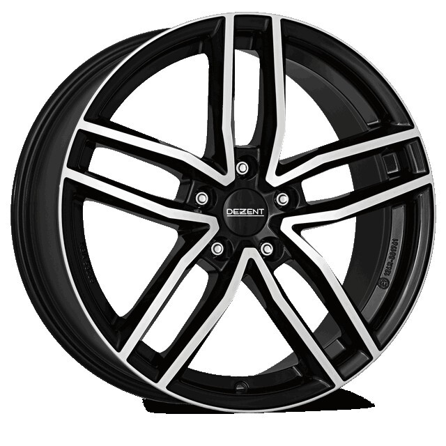 Литі диски Alutec Ikenu R17 W7.5 PCD5x112 ET40 DIA66.5 (diamond black front polished)-зображення-1