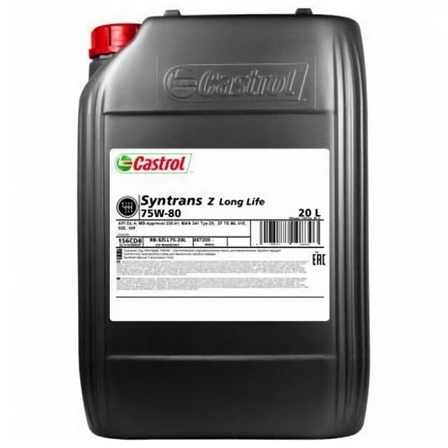 Трансмиссионное масло CASTROL TRANSMAX MANUAL Z LONG LIFE 75W-80 (20л.)