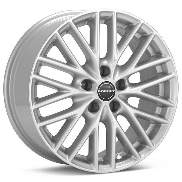 Литі диски Borbet BS5 R16 W7 PCD5x108 ET40 DIA72.6 (brilliant silver)-зображення-1